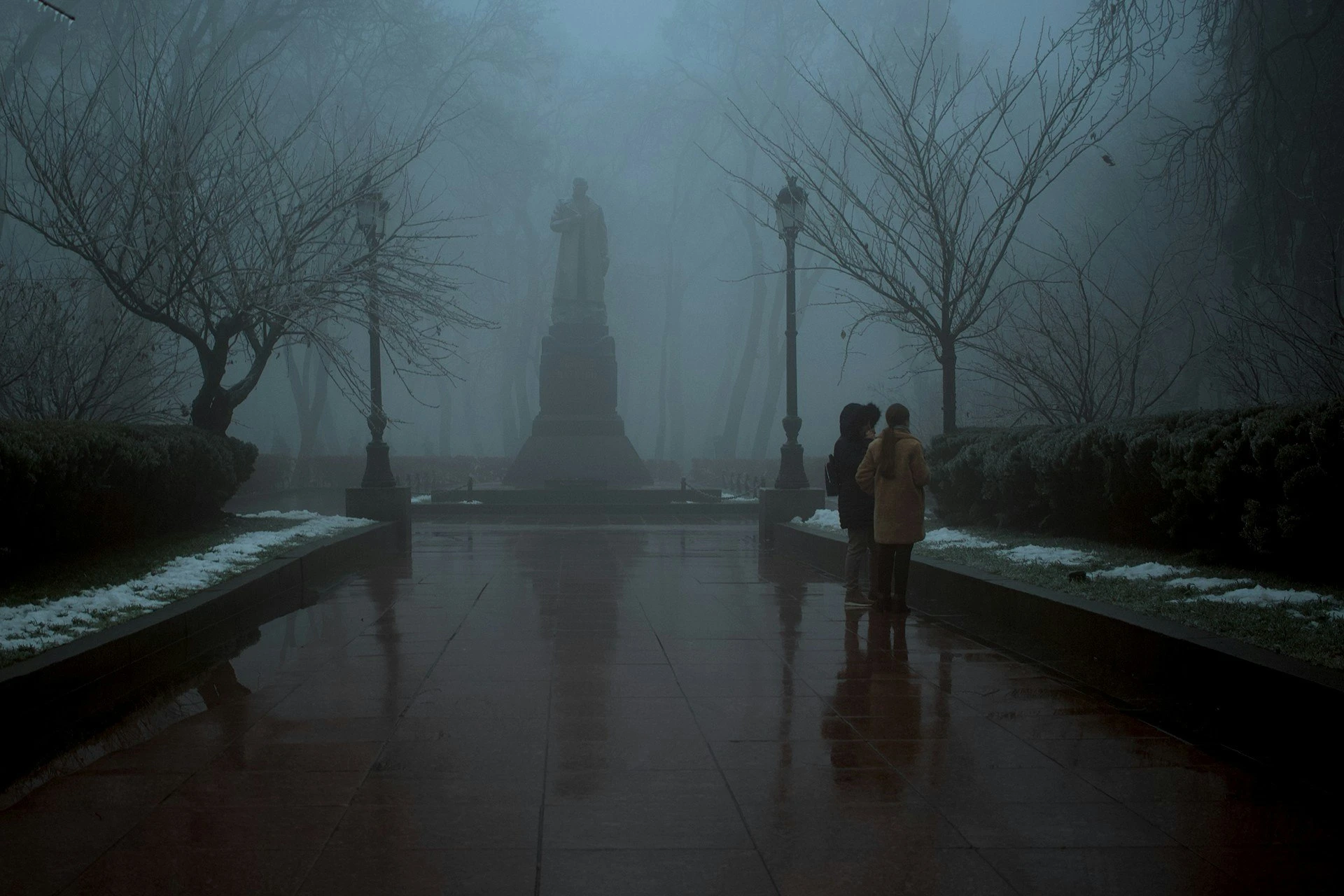 Mariinskiy park, winter