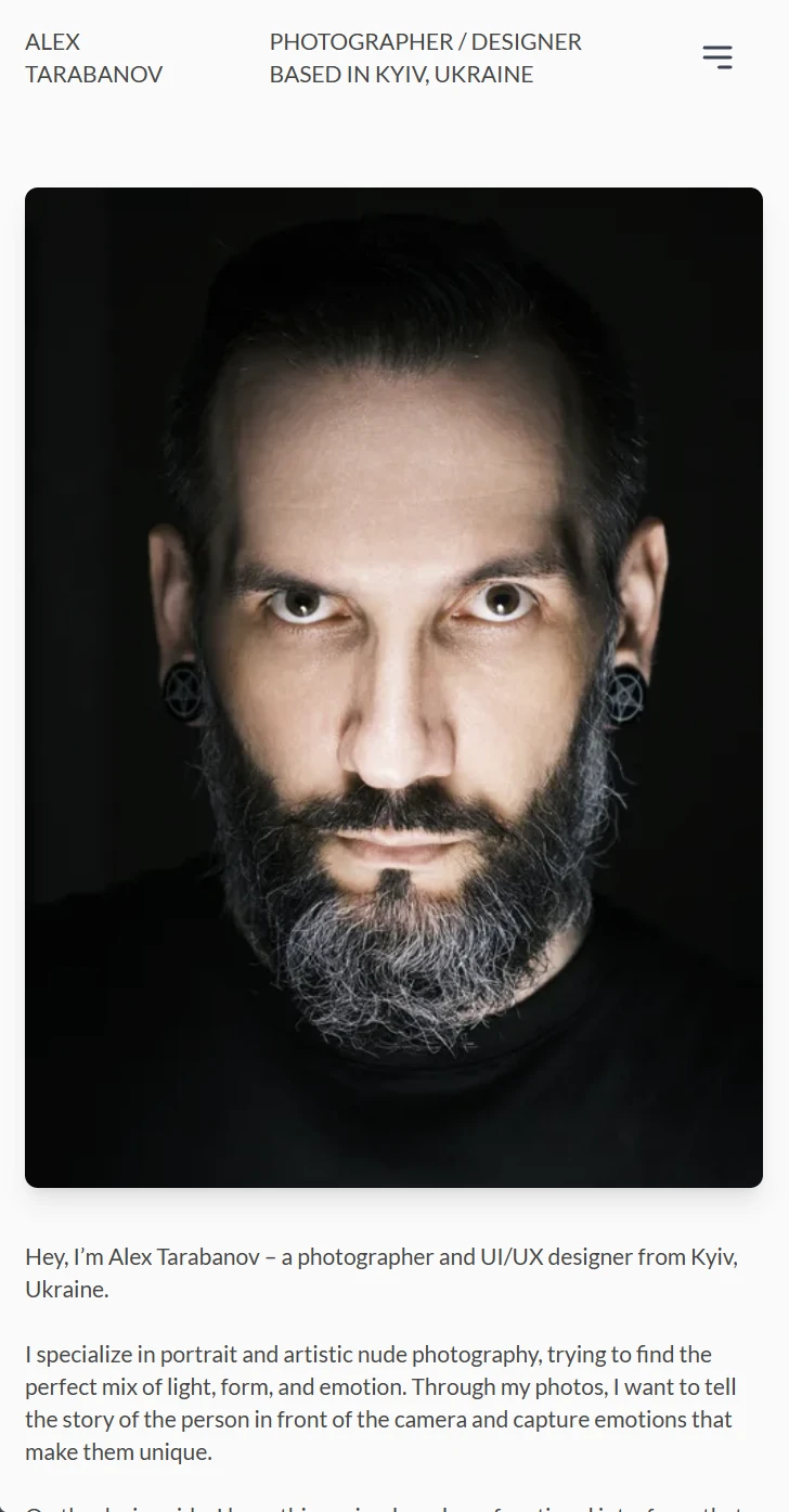 About layout, mobile first