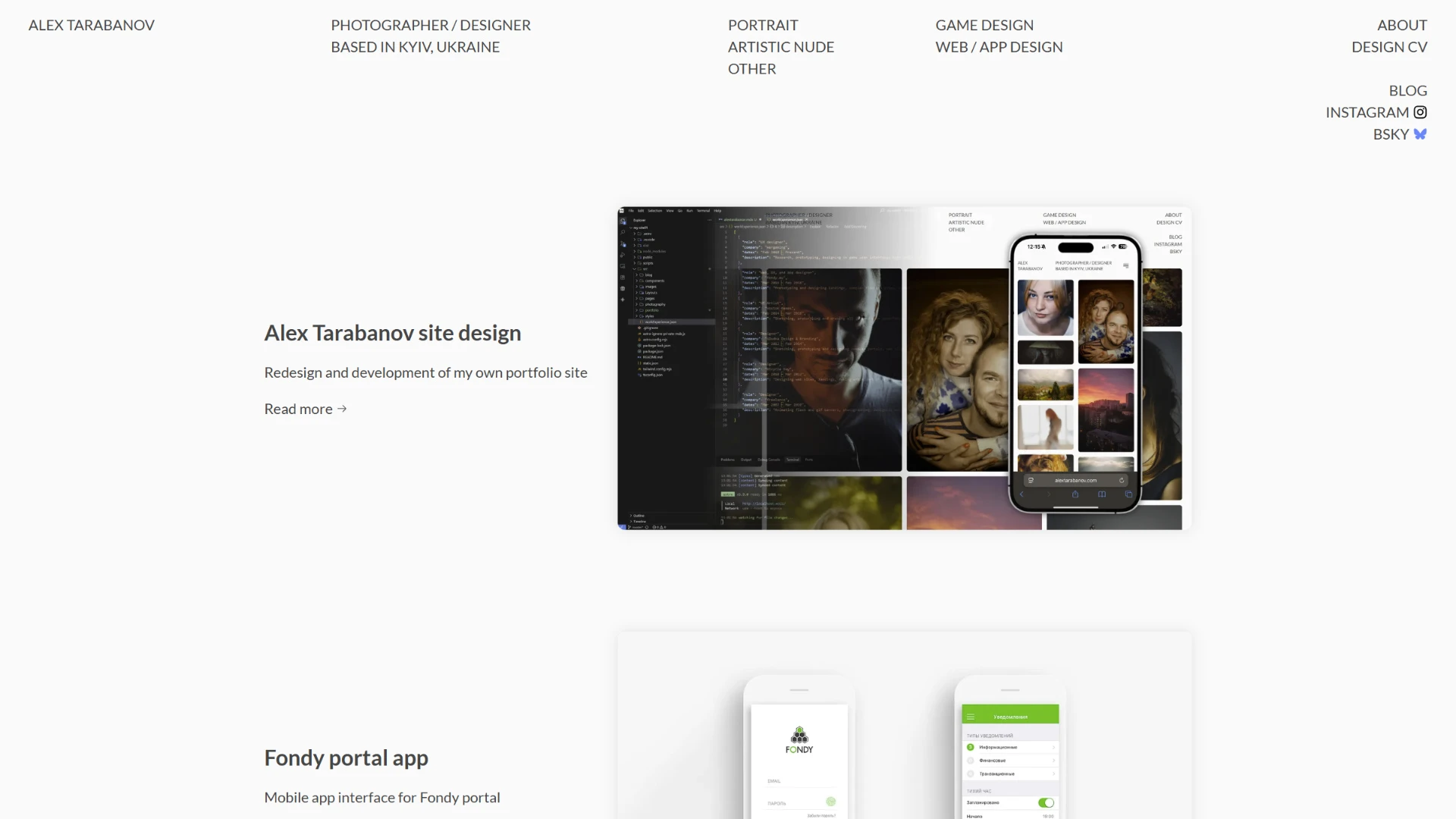 Alextarabanov Design page