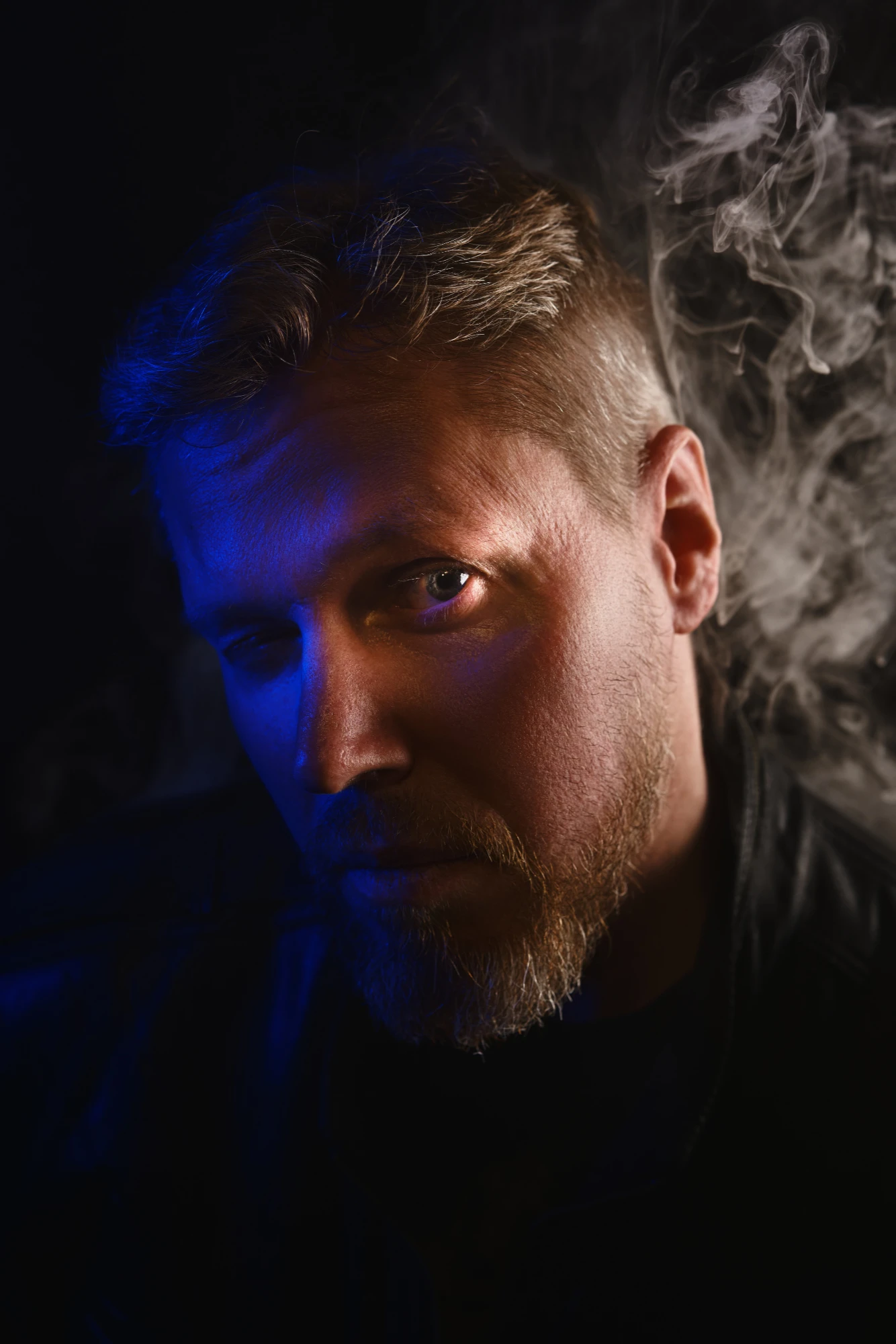 Ivan smoke portrait